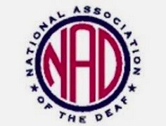 Logo: National Association of the Deaf (NAD)