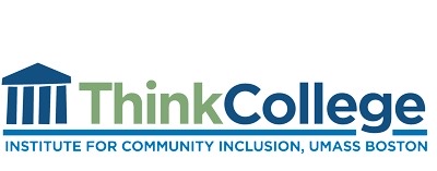 Logo: Think College Institute for Community Inclusion; UMass Boston